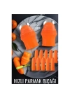 DKTT Hızlı Parmak Bıçağı Başparmak Sebze Kesici 2 li set