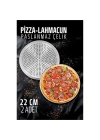 DKTT Lahmacun Pizza Pide Pişirme Tepsisi 22 CM 2 li SET