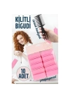 DKTT Süngerli Kilitli Bigudi Tarak Seti 10 Adet
