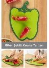 Dolma Biber Figürlü Kaydırmaz Kesme Tahtası Doğrama Panosu