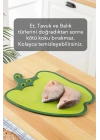 Dolma Biber Figürlü Kaydırmaz Kesme Tahtası Doğrama Panosu