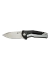 Dpxgear Sugga 915b Bk Siyah Ampamp Beyaz Kamp / Outdoor Çakı 17,5cm - Yarı Otomatik, Kemerlikli, Kutulu