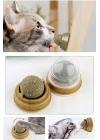 Duvara Yapışan Dönen Kedi Nanesi Cat Oyun Topu Doğal Kedi Oyuncağı