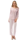 Ekru Penye Pijama Takımı - 1567