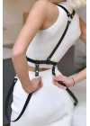 Elbise Üzeri Askılı Deri Kemer Harness - Brf1171