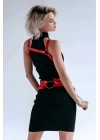 Elbise Üzeri Deri Kemer, Deri Elbise Kemeri, Deri Korse Harness - Brf1072