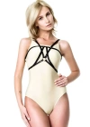Elbise Üzeri Şık Ve Tarz Deri Harness - Brf236