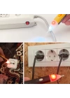 Elektrik Kaçak Dijital Kontrol Kalemi Cihazı -dedektörlü Temassız Işıklı Kablo Voltaj Test
