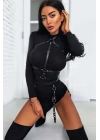 Fantazi Jartiyer Takım Deri Harness - Brf286