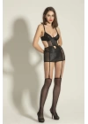 Fantezi Babydoll Çorap Takım Siyah (brf6260)