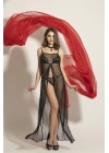 Fantezi File Elbise, String Takım Siyah (brf6092)