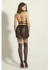Fantezi Pileli Babydoll Takım Siyah (brf6352)