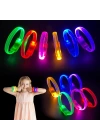 Festival  Parti Led Bileklik Baskı Yapılabilir 3 Farklı Mod Işıklı 1 Adet