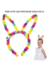 Fiber Optik Led39li Gökkuşağı Tavşan Kulak 17x23 Cm
