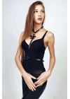 Fiyonk Detaylı Boyun Bel Bağlamalı Harness - Brf127