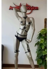 Fiyonk Detaylı Deri Jartiyer Harness İç Giyim