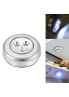 Gardrop - Çekmece - Dolap Köşe Aydınlatıcı Kablosuz  Pilli Led Spot Mutfak Lamba Stick