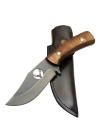 Geyikli YCL3 Eskitme Avcı Bıçağı 20cm - Ahşap Sap, Kılıflı
