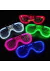 Glow Model Led Işıklı Parti Gözlüğü 3 Modlu 5 Renk 5 Adet