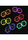 Glow  Elma Gözlük - Glow Partisi Gözlüğü - Glow Stick Gözlük 12 Adet