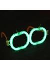 Glow  Elma Gözlük - Glow Partisi Gözlüğü - Glow Stick Gözlük 12 Adet