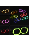 Glow  Elma Gözlük - Glow Partisi Gözlüğü - Glow Stick Gözlük 12 Adet