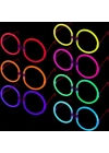 Glow  Yulak Gözlük - Glow Partisi Gözlükleri - Glow Stick Gözlük 12 Adet