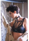 Göğsü Açık Seksi Fantazi Harness Sütyen 1149