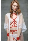 Göğsü Saran Şık Lastik Harness - Brf148