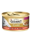 Gourmet Gold Sığır Etli ve Tavuklu Yetişkin Konserve Kedi Maması 85 Gr