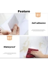 Gri Mermer Desen Du Sticker (30*30)