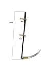 Günaş Komple Tırpan - Metal Saplı 6 Parça Set - Ahşap Elcik 70 cm