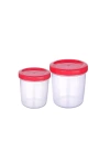 İçiçe Geçen 2 Li Saklama Kabı  (250ve 400ml)