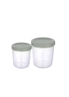 İçiçe Geçen 2 Li Saklama Kabı (400ve 700ml)