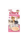 Inaba Ciao Churu Cream Ton Balıklı ve Somonlu Sıvı Kedi Ödül Maması 14 Gr 4 Adet