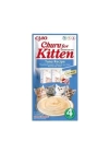 Inaba Ciao Churu Kitten Tuna Balıklı Yavru Kediler için Sıvı Kedi Ödül Maması 14 Gr 4 Adet