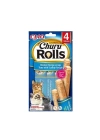 Inaba Ciao Churu Rolls Sticks Tavuk Sargılı Deniz Taraklı ve Ton Balıklı Kedi Ödül Maması 10 Gr 4 Adet
