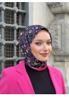 İpek Butik Çiçek Desenli Eşarp