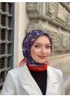 İpek Butik Çiçek Desenli Eşarp