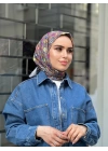 İpek Butik Çiçek Desenli Eşarp