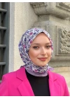 İpek Butik Çiçek Desenli Eşarp