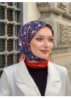 İpek Butik Çiçek Desenli Eşarp