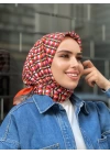 İpek Butik Geometrik Desenli Eşarp