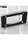 İphone  Şekli Led Işıkları Ile Led Aydınlatmalı,3x5x,okuma Büyüteç