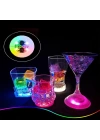 Işıklı Yapışkanlı Bardak Altı Aparatı Ledli 3 Fonksiyonlu 6 cm Çap