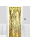 Işıltılı Du Ve Kapı Perdesi Gold 90x200 Cm