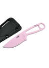 İzula Esee 51455PNK Pembe Kamp Bıçağı 16 cm - Komple Metal, Plastik Kılıflı