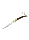 K 181 Kılçık Çakı Orta 18cm - Manuel, Ahşap Sap, Kemerlikli