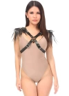 Kadın Omuzdan Püsküllü Göğüs Harness - Brf1240