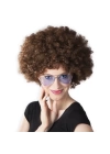 Kahve Renk Kıvırcık Afro Bonus Peruk